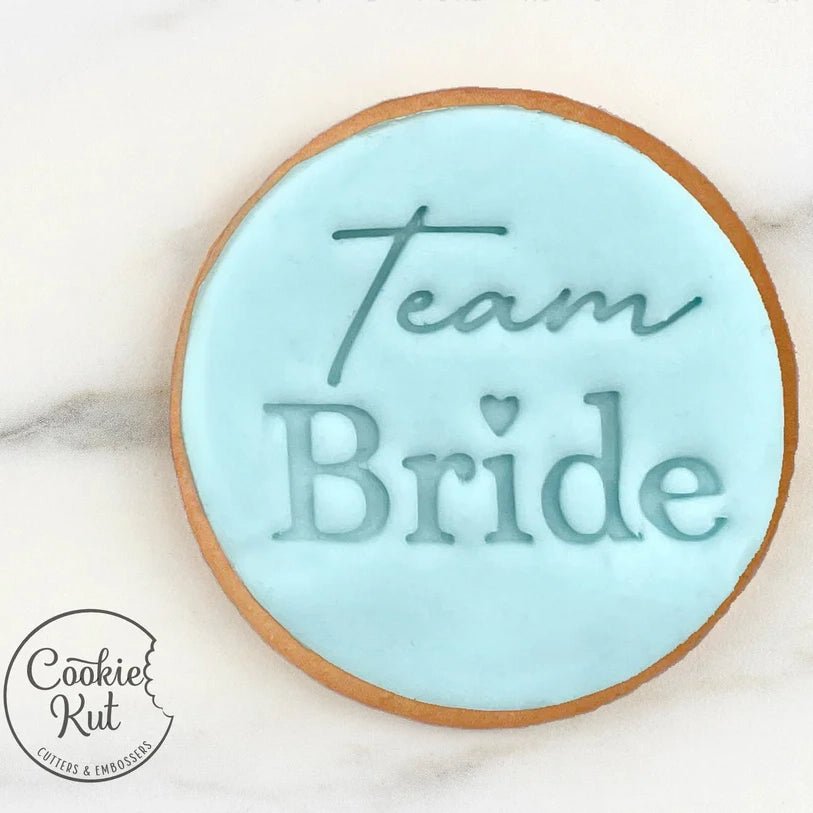 Team Bride - Fondant Embosser Stamp - Cookie Stamp