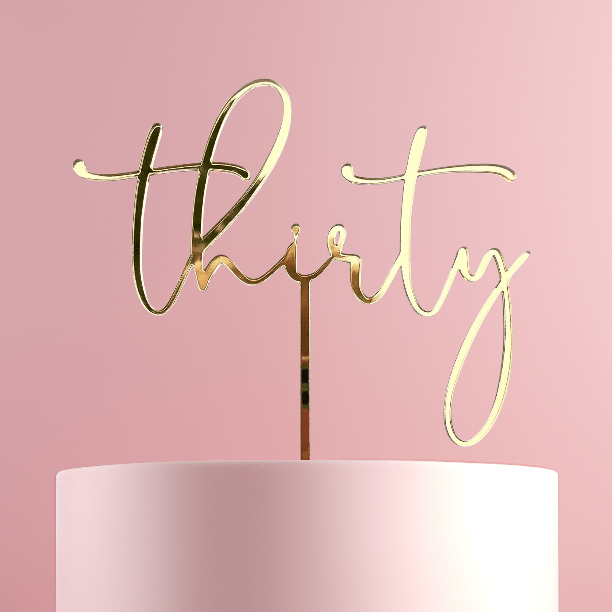 Thirty Cake Topper - Cake Topper