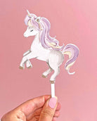 Unicorn Acrylic Cake Topper - Cake Topper