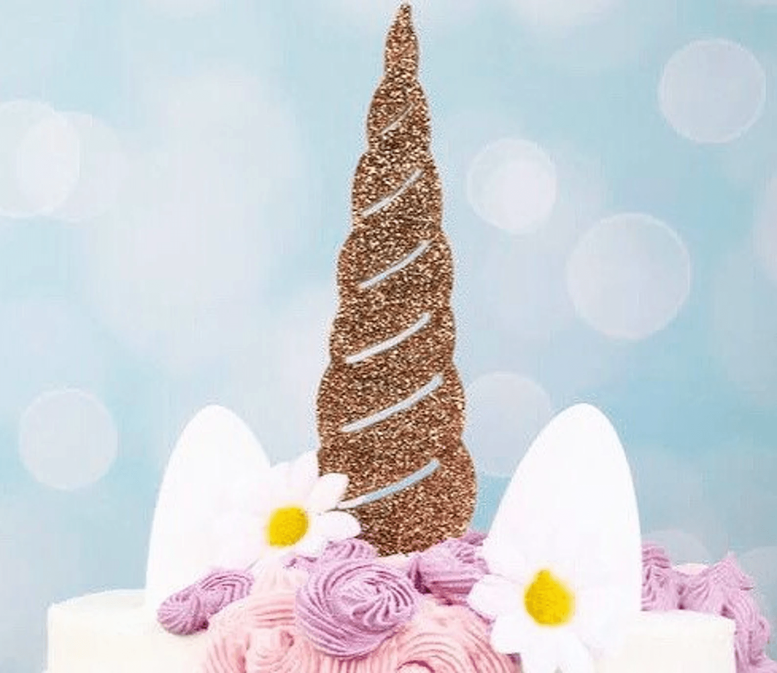 Unicorn Horn On it's Own - Cake Topper